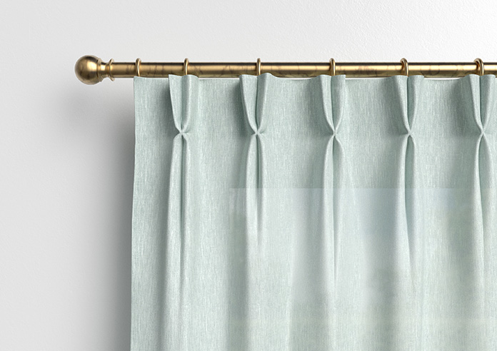 Livorno Voile, Pale Duck Egg - Made to Measure Curtains - Image 11